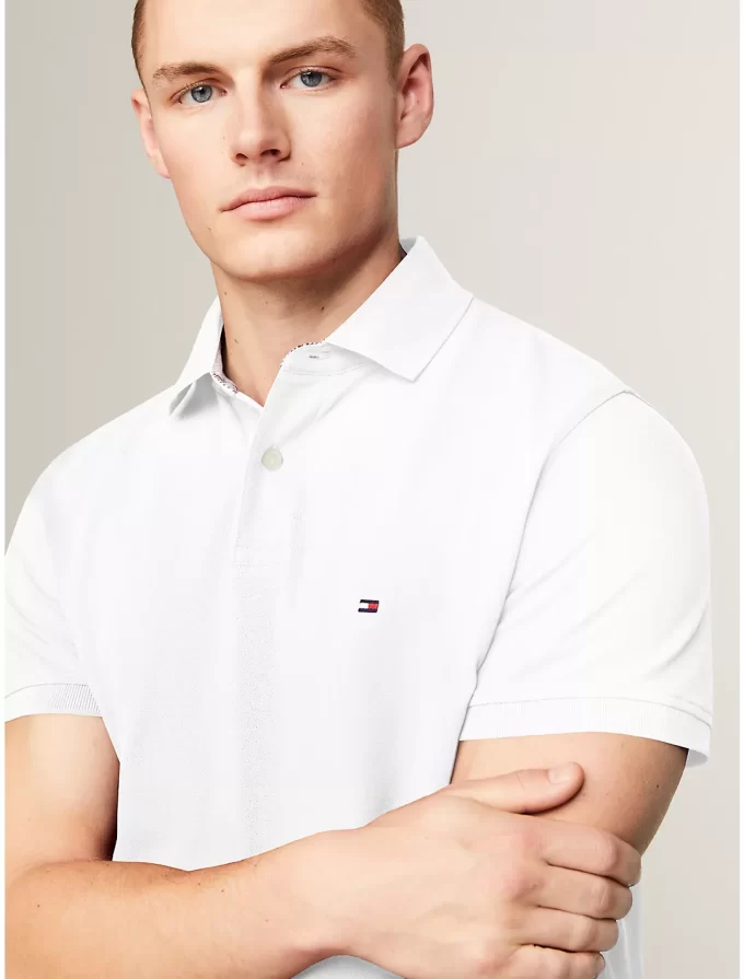 Camisa Polo Regular Fit  Masculina Tommy Hilfiger  - Branca - Image 2