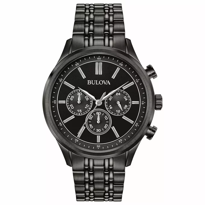 Relógio Masculino Bulova Chronograph 42MM - Modelo 98A217 - Cinza